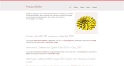 Desktop Screenshot of francois-becker.net